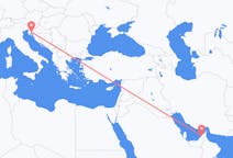 Flights from Dubai in United Arab Emirates to Rijeka in Croatia