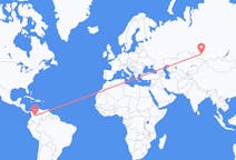 Flights from Bogotá, Colombia to Barnaul, Russia