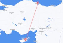Flyg från Larnaca till Samsun