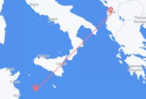 Flyg från Tirana, Albanien till Lampedusa, Italien