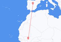 Flyreiser fra Bamako, til Madrid