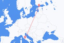 Flights from Tallinn in Estonia to Rome in Italy