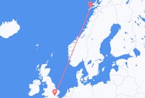 Flights from Leknes, Norway to London, England