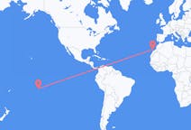 Flyg från Rangiroa, Franska Polynesien till Lanzarote, Spanien
