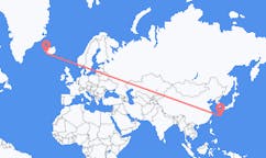 Flyrejser fra Kikai, Japan til Reykjavík, Island