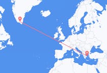 Flights from Narsarsuaq to Skyros