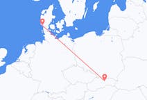 Flights from Esbjerg, Denmark to Poprad, Slovakia