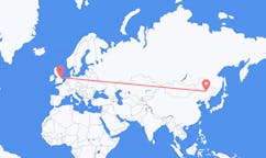 Flights from Harbin, China to Kirmington, the United Kingdom