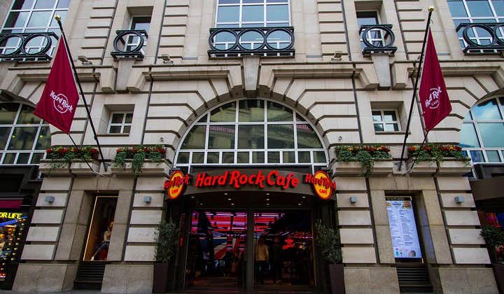 Hard Rock Cafe Piccadilly Circus med fast meny för lunch eller middag