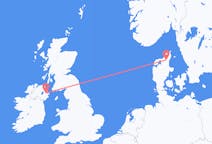 Voli from Aalborg, Danimarca to Belfast, Irlanda del Nord