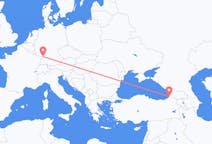 Flyreiser fra Batumi, Georgia til Karlsruhe, Tyskland