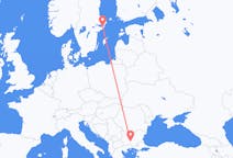 Loty z Płowdiw, Bułgaria z Sztokholm, Szwecja