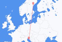 Рейсы из Соллефтео, Швеция в Пулу, Хорватия