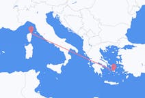 Flyg från Bastia till Naxos