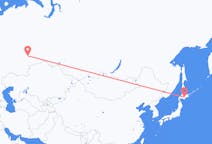 Flüge von der Stadt Obihiro in die Stadt Jekaterinburg