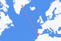 Flyreiser fra Casablanca, Marokko til Kulusuk, Grønland