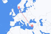 Flights from Kristiansand to Larnaca