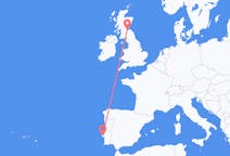 Vluchten van Lissabon, Portugal naar Edinburgh, Schotland