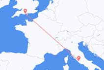 Flyreiser fra Bournemouth, England til Roma, Italia
