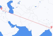 Flyrejser fra Kalay, Myanmar (Burma) til Erzurum, Tyrkiet