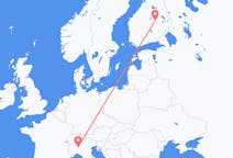 Flyrejser fra Milano til Kuopio