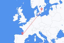 Loty z miasta Växjö do miasta San Sebastián