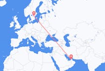 Loty z Dubaj, Zjednoczone Emiraty Arabskie z Linköping, Szwecja