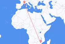 モザンビークのから シモイオ、フランスのへ マルセイユフライト