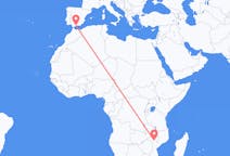 Flyreiser fra Tete, Mosambik til Málaga, Spania