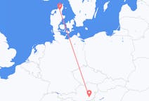 Flights from Aalborg, Denmark to Graz, Austria