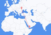 Flyrejser fra Aden, Yemen til Iași, Rumænien