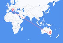 Flyreiser fra Albury, Australia til Palermo, Italia