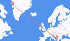 Flyrejser fra Qaarsut, Grønland til Tirana, Albanien