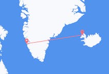 Flights from Ísafjörður, Iceland to Nuuk, Greenland