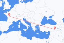 Flights from Diyarbakır, Turkey to Poitiers, France