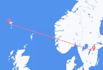 Vols de Linköping, Suède pour Sørvágur, îles Féroé