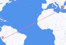Flights from Jauja, Peru to Bodrum, Turkey
