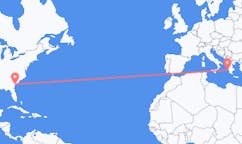 Flyrejser fra Hilton Head Island, USA til Zakynthos Island, Grækenland