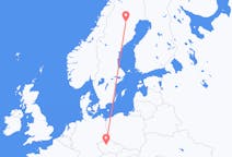 Vluchten van Arvidsjaur, Zweden naar Praag, Tsjechië