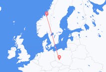 Flyg från Wrocław, Polen till Trondheim, Norge