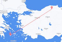 Fly fra Kastamonu til Plaka, Milos