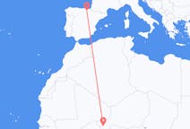 Flyreiser fra Niamey, Niger til Vitoria, Spania