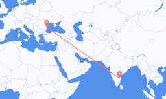 Flights from Tirupati, India to Constanța, Romania