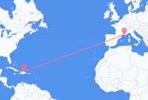 Flyrejser fra Puerto Plata, Den Dominikanske Republik til Marseille, Frankrig