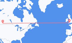 出发地 加拿大梅迪辛哈特前往英格兰的埃克塞特的航班