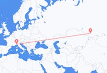 Flights from Gorno-Altaysk, Russia to Genoa, Italy