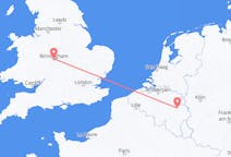 Flights from Liège, Belgium to Birmingham, the United Kingdom