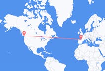 Flights from Nanaimo, Canada to Bilbao, Spain