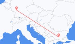 Flyg från Mannheim till Plovdiv