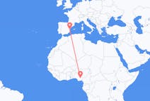 Flyreiser fra Enugu, Nigeria til Valencia, Spania
